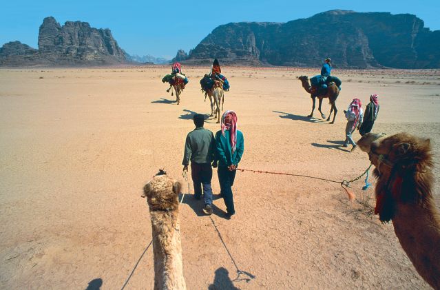 Voyage à pied : Vie bédouine du wadi Rum à Petra
