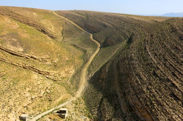 Point de vue depuis le château de Shaubak - Jordanie