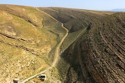 © Yann Guiguen - Point de vue depuis le château de Shaubak - Jordanie Point de vue depuis le château de Shaubak - Jordanie