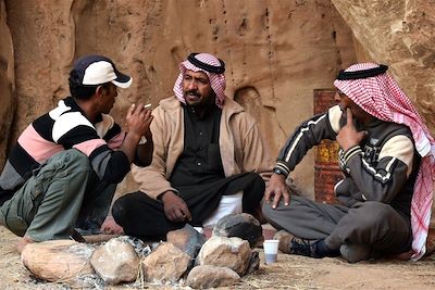 Dans le wadi Rum - Jordanie