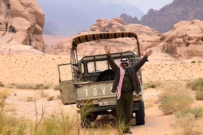 Dans le wadi Rum - Jordanie