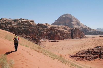 Randonnée dans le désert du Wadi Rum - Jordanie