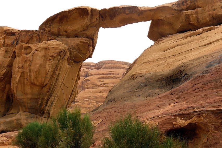 Image randonnée wadi Rum - wadi Araba - bivouac