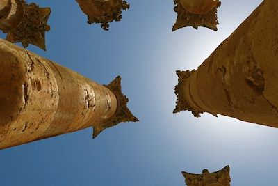 Le site de l'antique cité de Gérasa - Jordanie