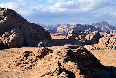 Dans le wadi Rum - Jordanie