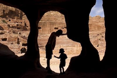 Vie bédouine du wadi Rum à Petra