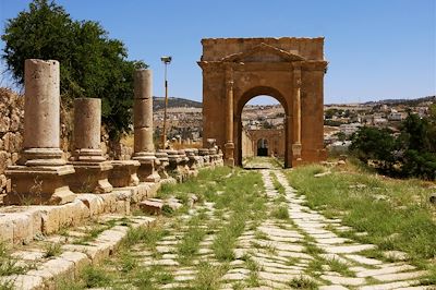 Le site de l'antique cité de Gérasa - Jordanie