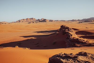 © Delphine Sinanian pour Terres d'Aventure - Désert. - Wadi Rum Désert. - Wadi Rum