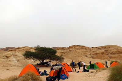 © Cannelle Carrere - Bivouac - Wadi Gharandal - Jordanie Bivouac - Wadi Gharandal - Jordanie