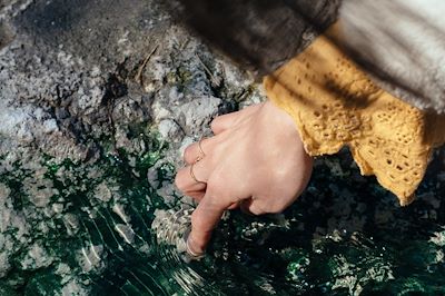 Source chaude au Japon 