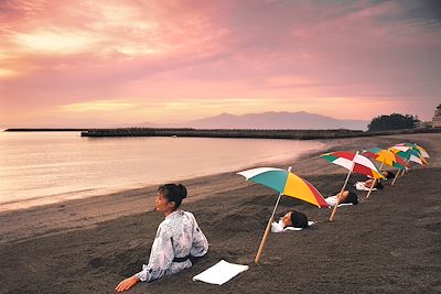 Station thermale Ibusuki - Ile de Kyushu - Japon