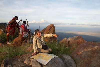 Plaines de Shompole et le lac Natrion - Loita - Vallée du Rift - Kenya