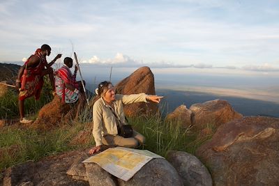 Plaines de Shompole et le lac Natrion - Loita - Vallée du Rift - Kenya