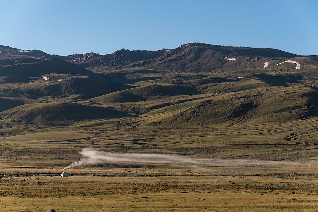 Image Trek Song Kul - Randonnée Tien Shan - Rencontres nomades