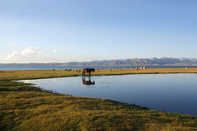 Image Trekking du lac Song Kul au Pamir kirghize