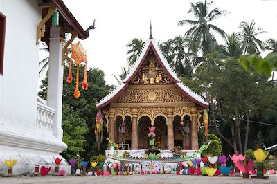© Alexandre Renon - Temple à Luang Prabang, patrimoine mondial de l'humanité Unesco - Laos Temple à Luang Prabang, patrimoine mondial de l'humanité Unesco - Laos