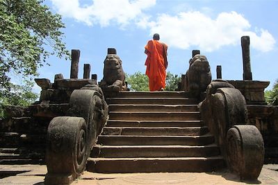 Ruines du palais royal de Polonnaruwa - Sri Lanka