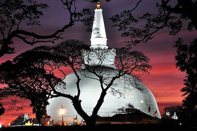 Stupa (ou dagoba) à Anuradhapura - Sri Lanka