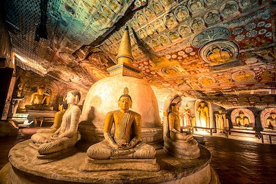 Temple de la grotte de Dambulla - Sri lanka