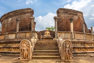 L'ancien Vatadage à Pollonnaruwa - Sri Lanka