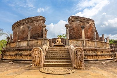 L'ancien Vatadage à Pollonnaruwa - Sri Lanka