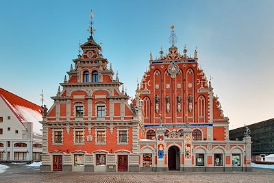 © Rigas Nami / Latvian Tourism - Maison des Têtes Noires - Riga - Lettonie Maison des Têtes Noires - Riga - Lettonie