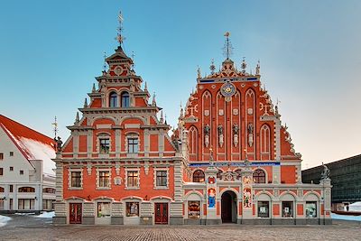 © Rigas Nami / Latvian Tourism - Maison des Têtes Noires - Riga - Lettonie Maison des Têtes Noires - Riga - Lettonie