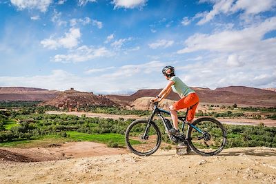 VTT dans la vallée du Draa - Maroc