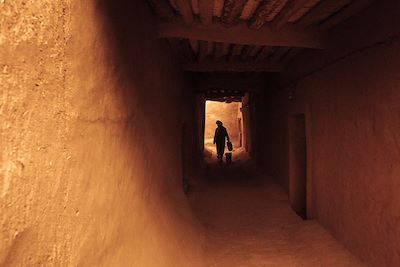 © Brice Portolano - Ksar Bounou - M'Hamid El Ghizlane - Maroc Ksar Bounou - M'Hamid El Ghizlane - Maroc