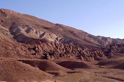 Vers Kelaa M'Gouna - Versant sud-est du Haut Atlas - Maroc