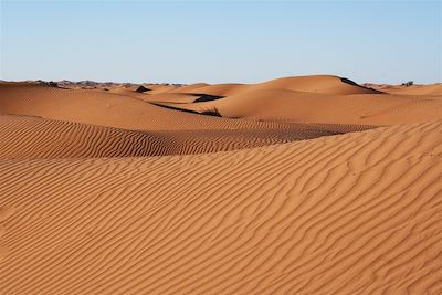 Désert dans la région de Mhamid - Maroc