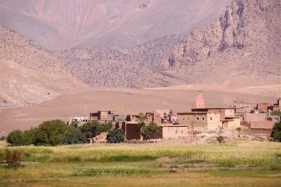 © Stéfane Buvot - Dans la vallée M'Goun - Versant sud-est du Haut Atlas - Maroc Dans la vallée M'Goun - Versant sud-est du Haut Atlas - Maroc
