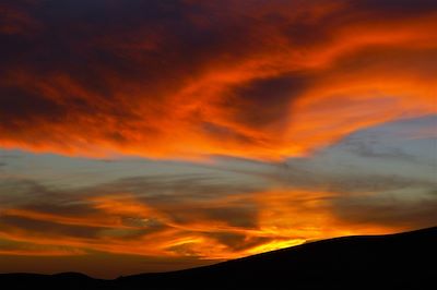 Coucher de soleil sur les dunes - Maroc