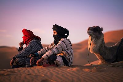 © Aurélie Amiot - Au milieu du désert marocain - Maroc Au milieu du désert marocain - Maroc