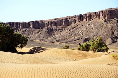 Sahara près du village de Foum Zguid - Maroc