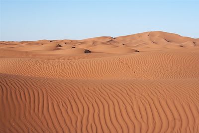 Désert dans la région de Mhamid - Maroc