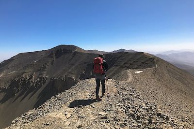 © Nicolas Rakotomavo - Arête en direction du M'Goun - Maroc Arête en direction du M'Goun - Maroc