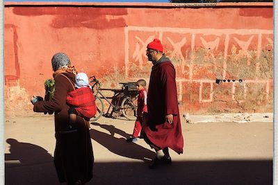 Dans les rues de Marrakech - Haut Atlas - Maroc