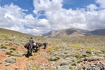 Nomades dans la vallée des Bougmez - Maroc