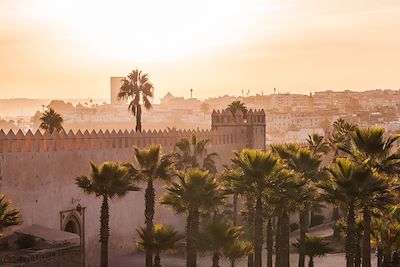 Muraille de la Kasbah des Oudayas à Rabat - Maroc