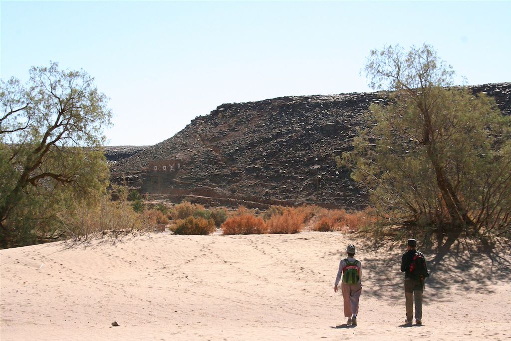 Image campement désert - Randonnée Vallée Du Draa - trek sahara - Agdz
