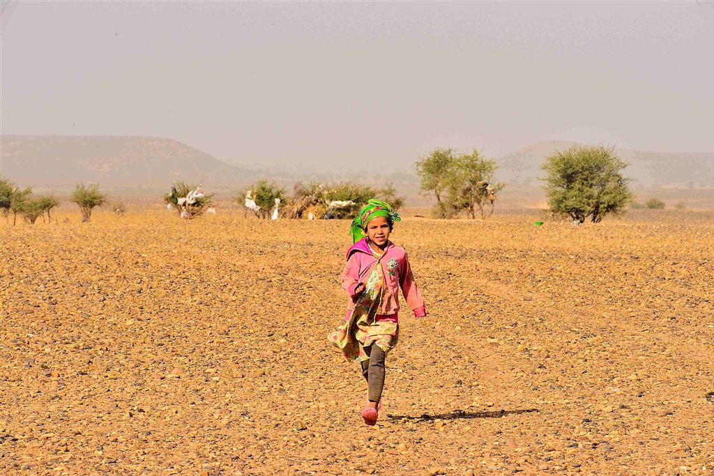 Image campement désert - Randonnée Vallée Du Draa - trek sahara - Agdz
