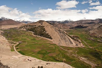 Vallée de Aït Bouguemez (la vallée heureuse) - Haut-Atlas - Maroc