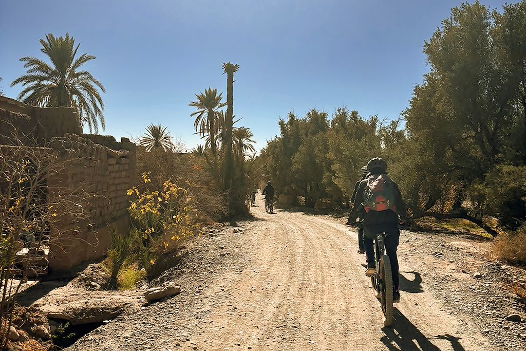 Image Vallée des Roses en VTT - Skoura à vélo - Découverte de la palmeraie de Skoura