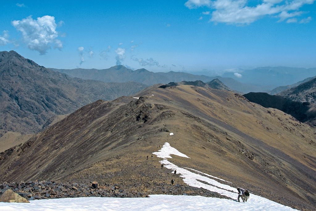 Image Ascension du Toubkal par le Col Sud - Trek Vallée De Tifnoute - trek sportif Imlil