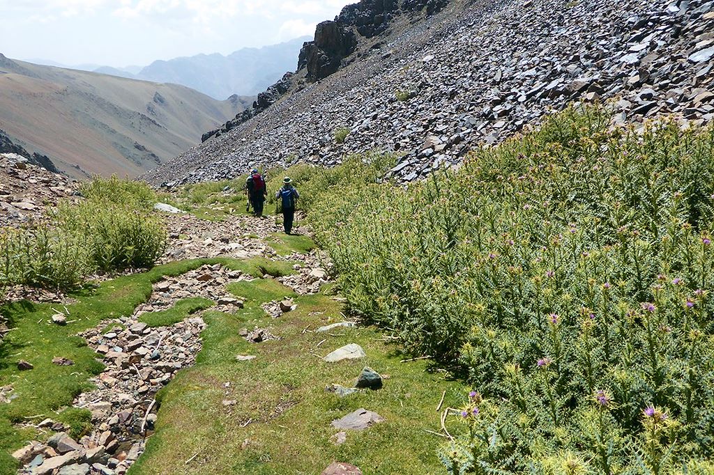 Image Ascension du Toubkal par le Col Sud - Trek Vallée De Tifnoute - trek sportif Imlil