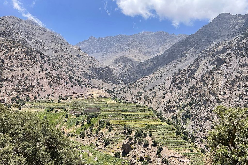 Image randonnée vallée du Toubkal - voyage famille maroc - côte atlantique Maroc