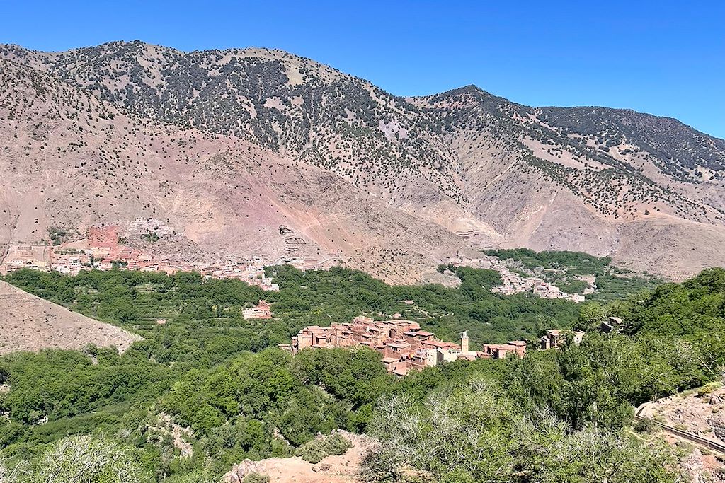 Image randonnée vallée du Toubkal - voyage famille maroc - côte atlantique Maroc