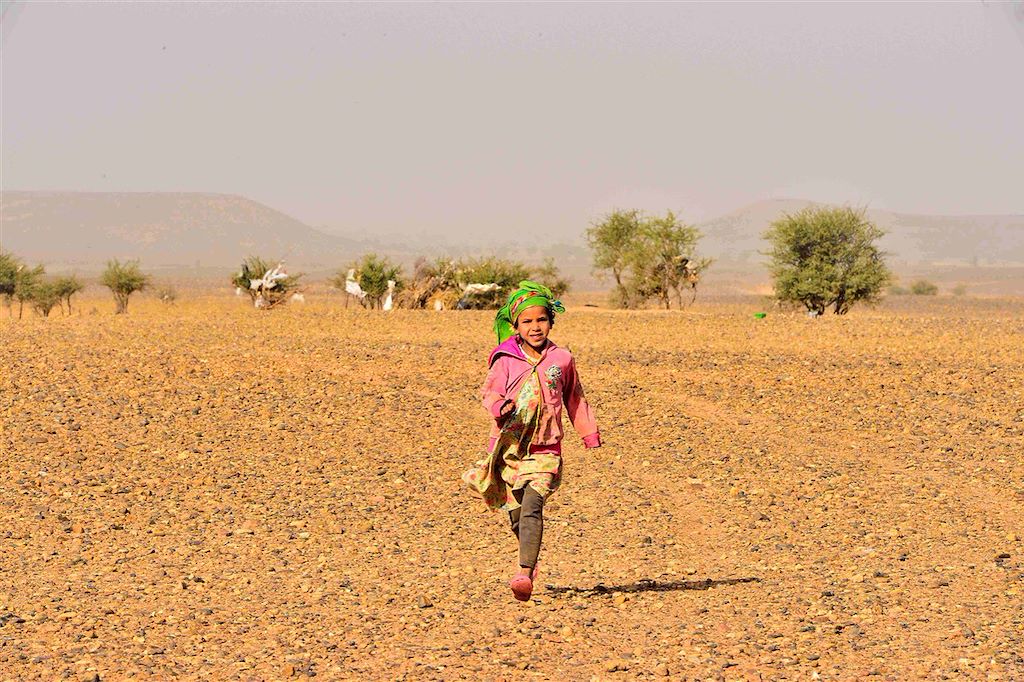 Image Maroc en famille – Trek Désert - Vallée du Draa - Voyage Ouarzazate - campement désert