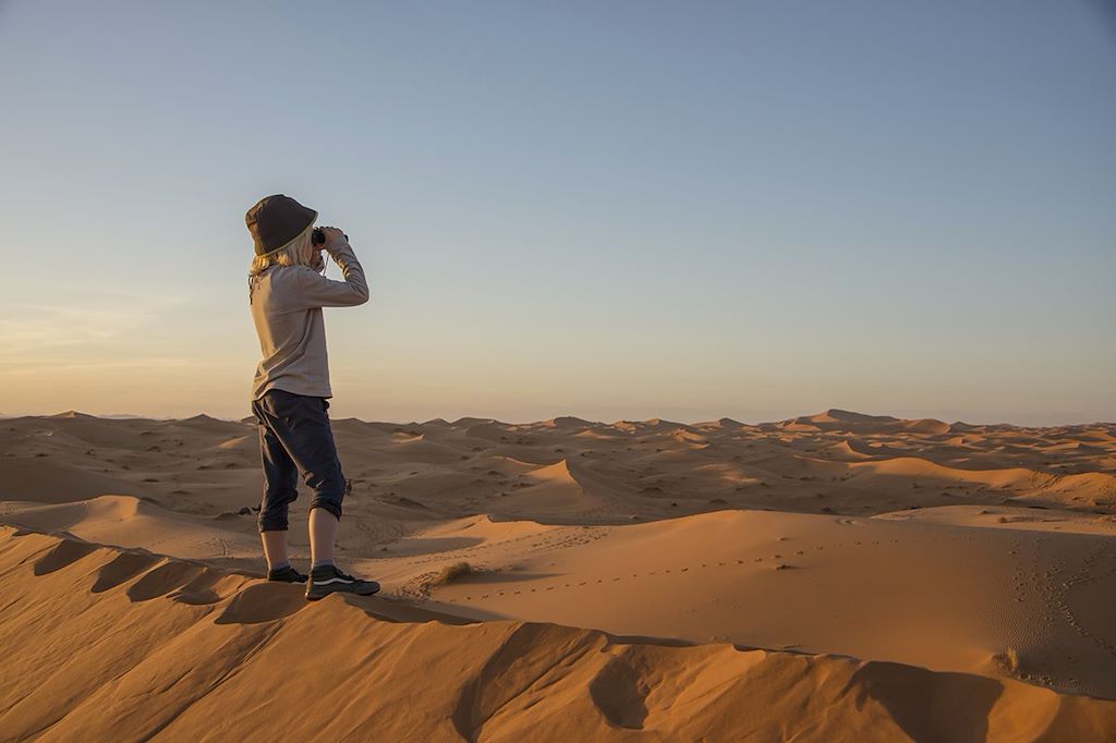 Image Maroc en famille – Trek Désert - Vallée du Draa - Voyage Ouarzazate - campement désert